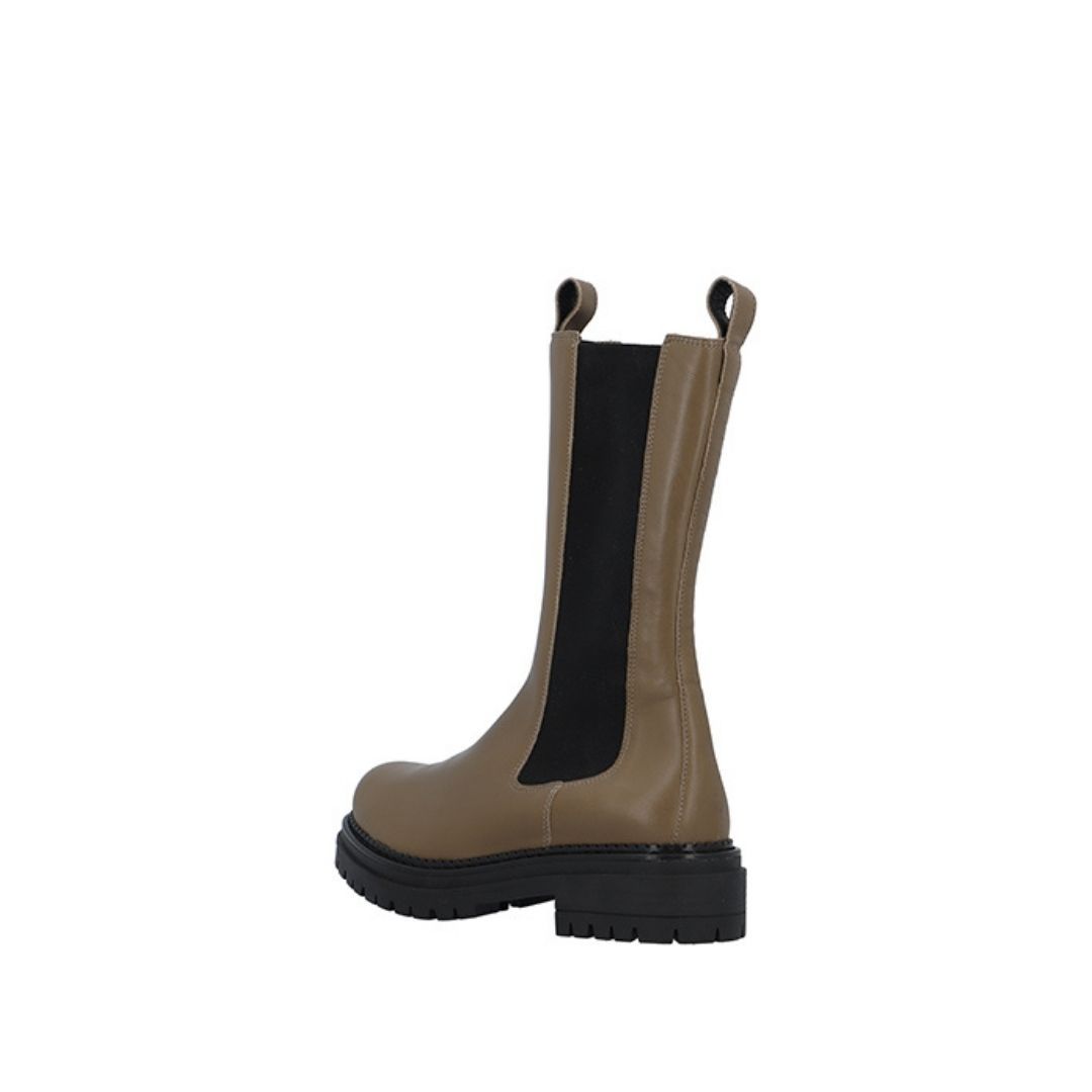 Aggressiv renere Berolige Brown boot with elastics 24204-378 | Cashott.com Boot Olive